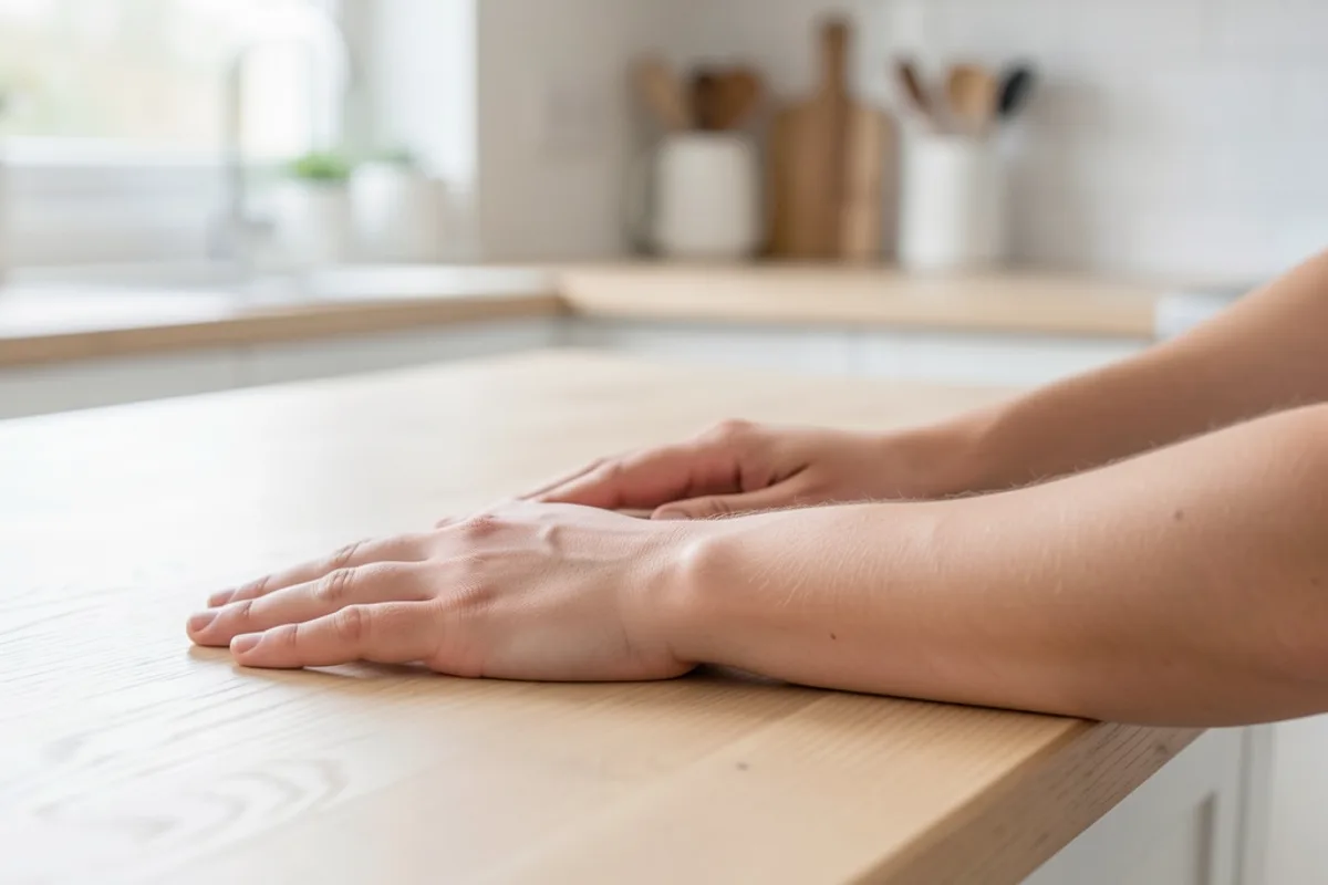 Hauteur de plan de travail, la régler à sa taille